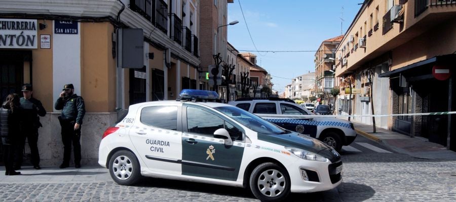 Imagen de archivo de un coche de la Guardia Civil Imagen de archivo de un coche de la Guardia Civil