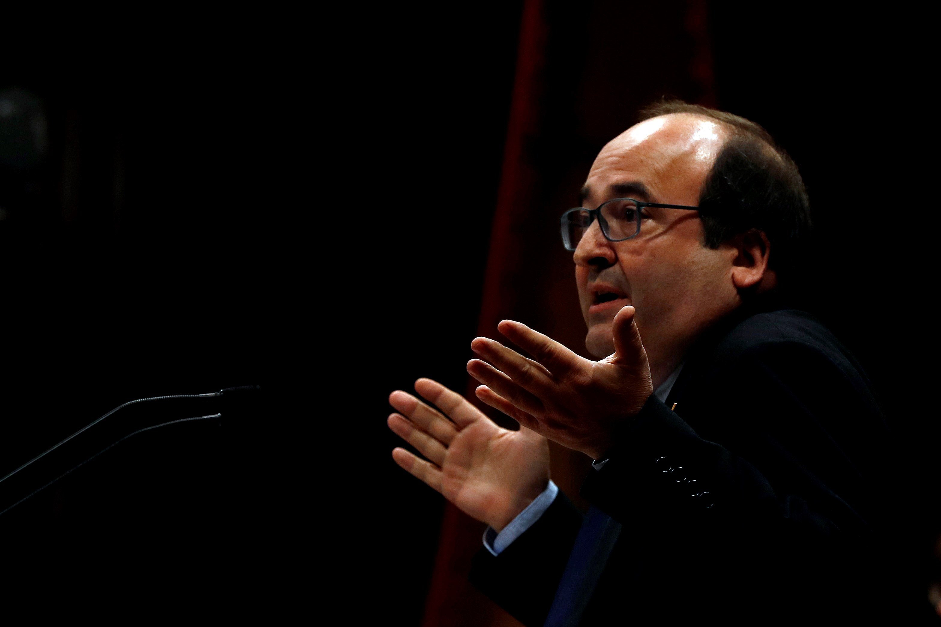 Miquel Iceta: "Torrent debería hacer un especial esfuerzo para que su labor fuera meramente institucional" Miquel Iceta: "Torrent debería hacer un especial esfuerzo para que su labor fuera meramente institucional"