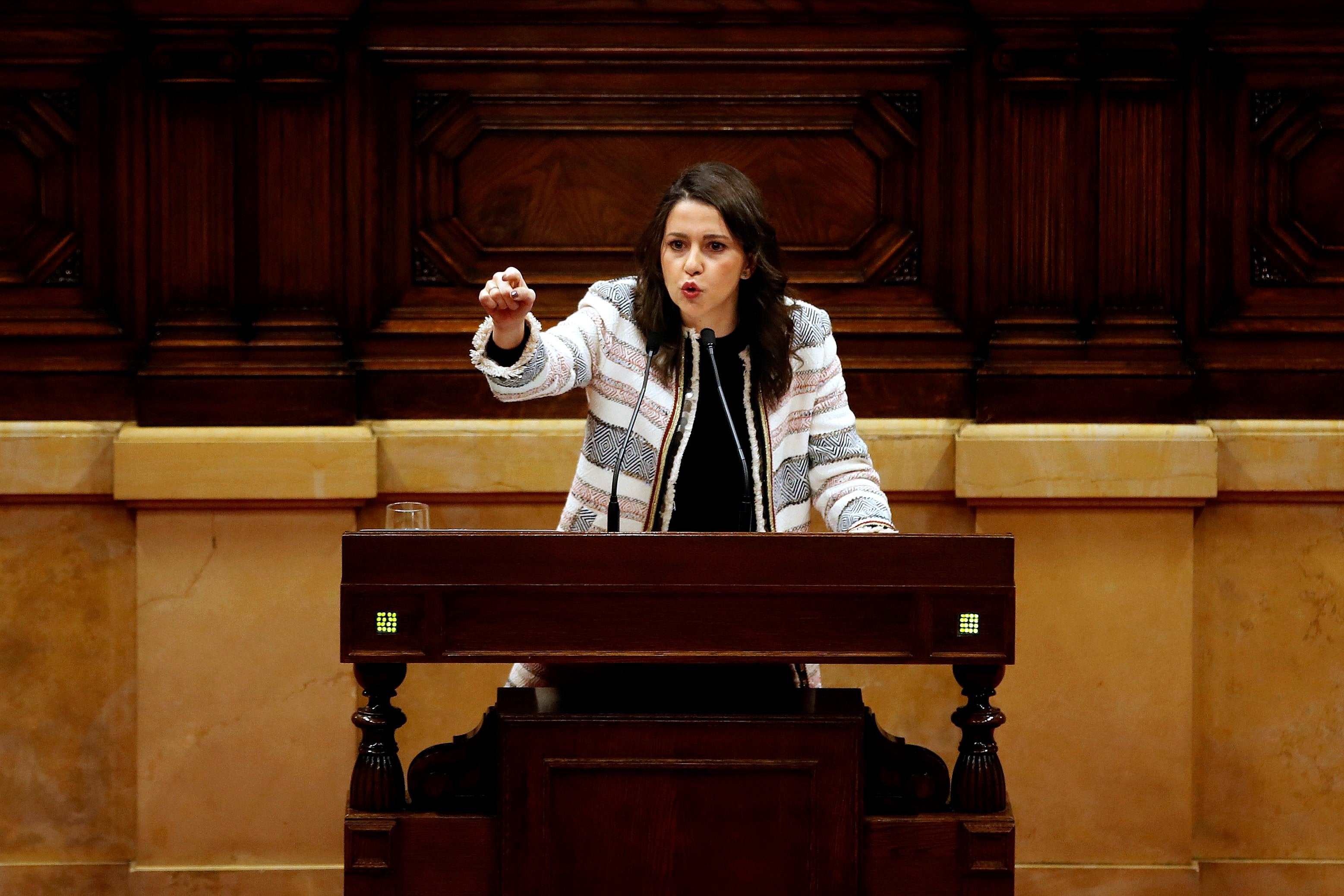 Puigdemont critica la "indecencia" de Arrimadas por pedir diálogo mientras "aplaude" encarcelar a "diputados y libertades" Puigdemont critica la "indecencia" de Arrimadas por pedir diálogo mientras "aplaude" encarcelar a "diputados y libertades"