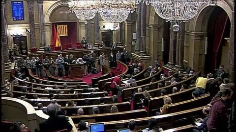 Pleno en el Parlament de Catalu&ntilde;a
