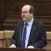 Miquel Iceta en el Pleno del Parlament