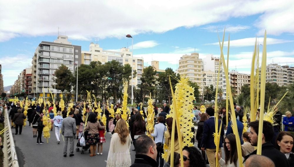 Procesión de Jesús Triunfante de Elche en la Semana Santa de 2018