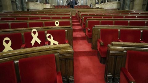 El Parlament de Catalu&ntilde;a vac&iacute;o