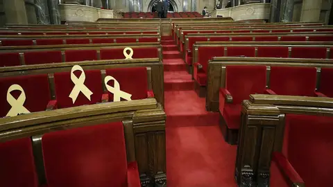 El Parlament de Cataluña vacío El Parlament de Cataluña vacío