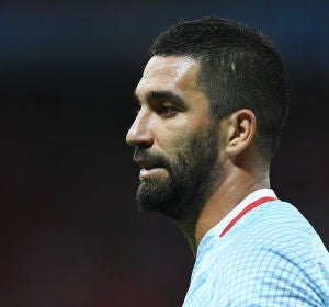 Arda Turan durante un encuentro Arda Turan durante un encuentro