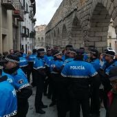 Agentes de la Policía Local de Segovia