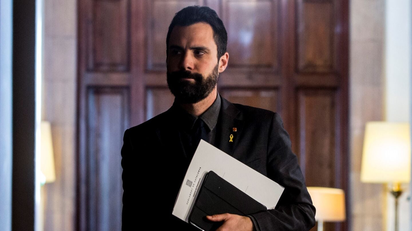 El presidente del Parlament de Cataluña, Roger Torrent