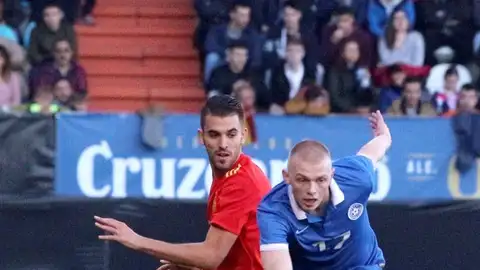 Dani Ceballos, en un partido con la Selección de Argentina. Dani Ceballos, en un partido con la Selección de Argentina.