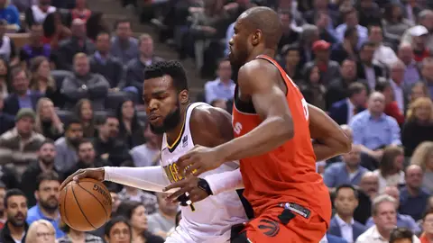 Ibaka, ante los Denver Nuggets Ibaka, ante los Denver Nuggets