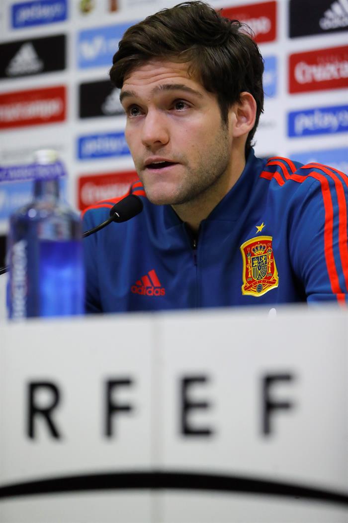 Marcos Alonso: "Hemos jugado un partido perfecto ante Argentina" Marcos Alonso: "Hemos jugado un partido perfecto ante Argentina"