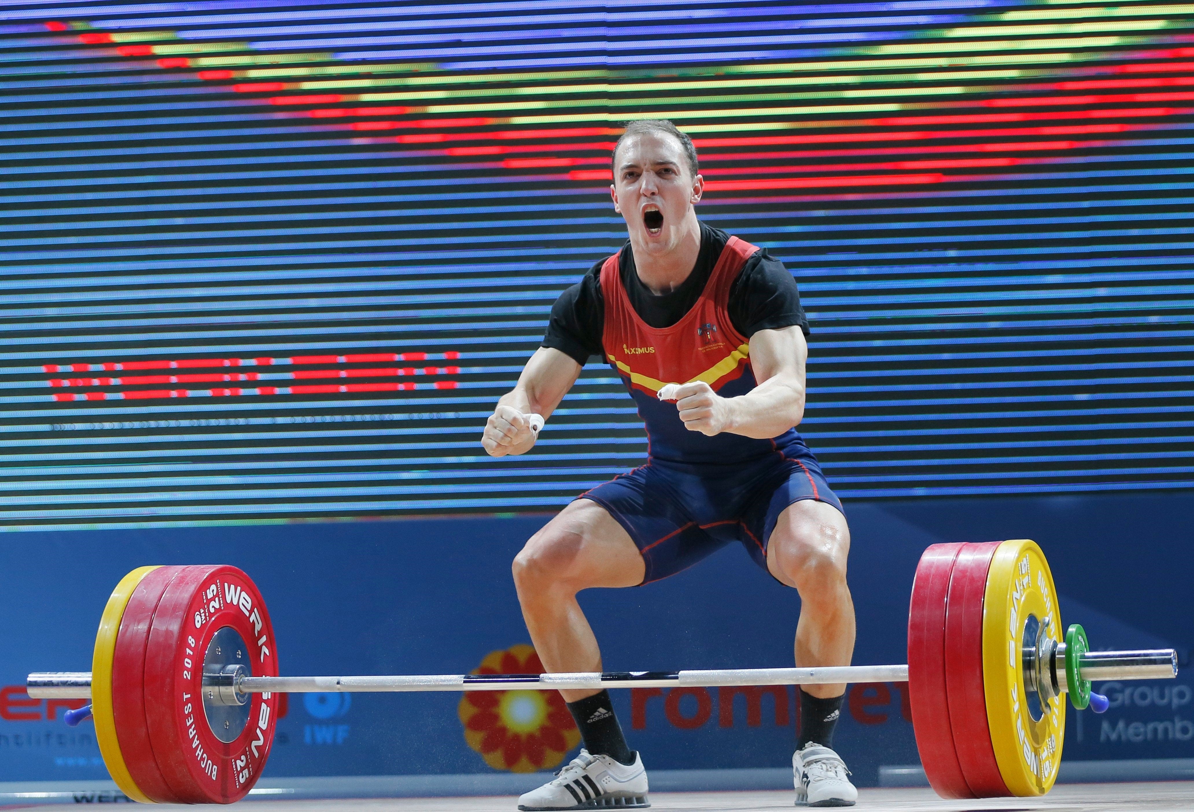 El canario Andrés Mata, plata en arrancada en 77 kilos en el Europeo de Halterofilia de Bucarest El canario Andrés Mata, plata en arrancada en 77 kilos en el Europeo de Halterofilia de Bucarest