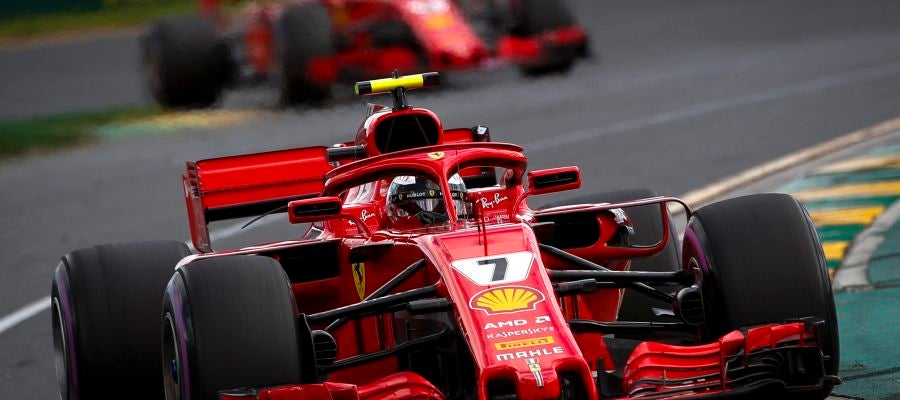 Kimi Raikkonen, durante el GP de Australia Kimi Raikkonen, durante el GP de Australia