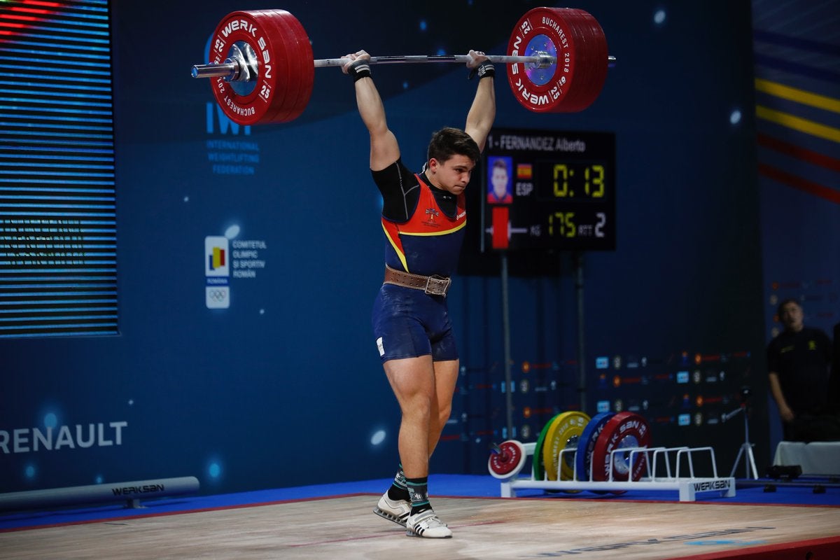 Alberto Fernández, bronce en arrancada de -85 kilos en el Europeo de Halterofilia de Bucarest Alberto Fernández, bronce en arrancada de -85 kilos en el Europeo de Halterofilia de Bucarest