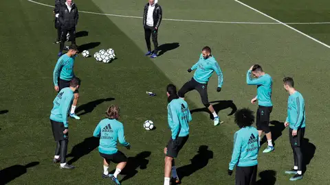 Último entrenamiento del Madrid antes de medirse a Las Palmas Último entrenamiento del Madrid antes de medirse a Las Palmas