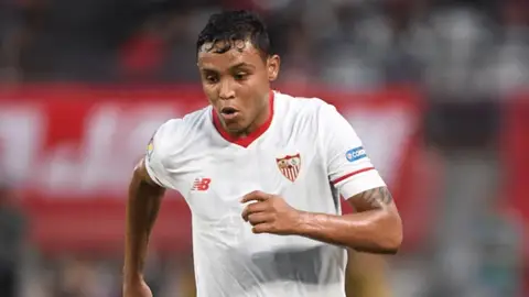 Luis Muriel, delantero del Sevilla FC Luis Muriel, delantero del Sevilla FC