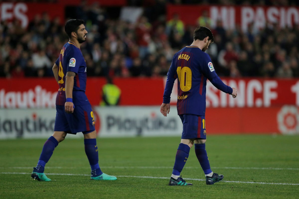 Sevilla 2-2 Barcelona | Leo Messi rescata al Barcelona en el Pizjuán y mantiene la racha de imbatibilidad Sevilla 2-2 Barcelona | Leo Messi rescata al Barcelona en el Pizjuán y mantiene la racha de imbatibilidad