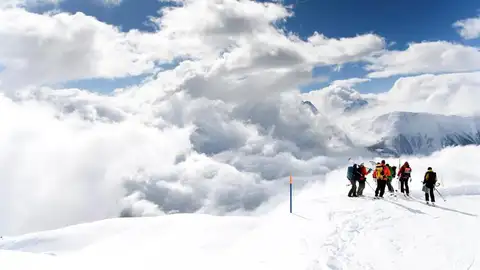 Avalancha en el cantón suizo de Valais Avalancha en el cantón suizo de Valais