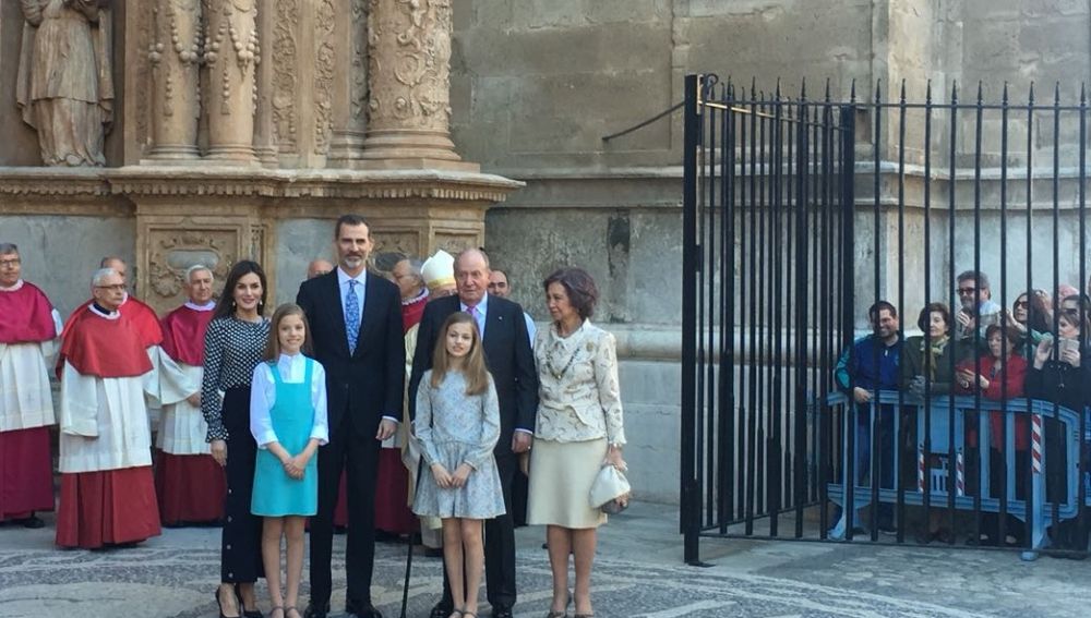 La Familia Real en la Catedral de Palma