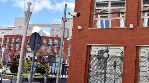 C&aacute;mara de control instalada en la calle Toledo