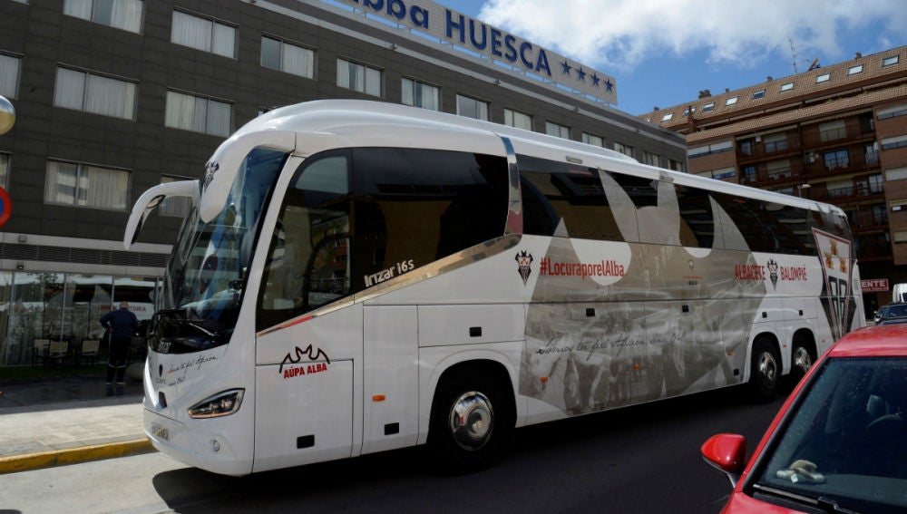 El autocar del Albacete