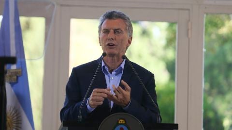 El presidente de Argentina, Mauricio Macri