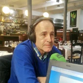 Ernesto Terrón, ex jugador del CD Málaga en el Mesón Cantarrana Ernesto Terrón, ex jugador del CD Málaga en el Mesón Cantarrana