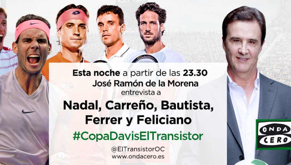 El Equipo español de la Copa Davis en El Transistor