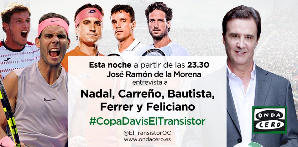 Nadal, Carreño, Bautista, Ferrer y Feliciano, esta noche en El Transistor Nadal, Carreño, Bautista, Ferrer y Feliciano, esta noche en El Transistor