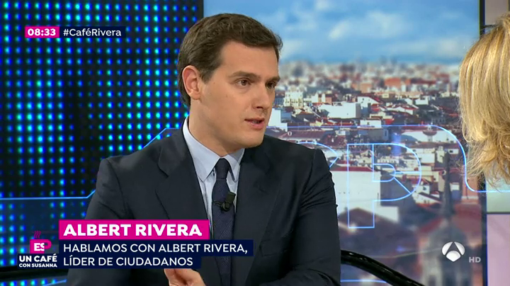 Albert Rivera, sobre el máster de Cifuentes: "Acabar con esto depende de una persona que se llama Mariano Rajoy" Albert Rivera, sobre el máster de Cifuentes: "Acabar con esto depende de una persona que se llama Mariano Rajoy"