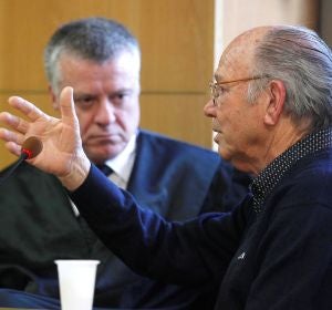 Jacinto S.M en la Audiencia de Santa Cruz de Tenerife, durante el juicio. Jacinto S.M en la Audiencia de Santa Cruz de Tenerife, durante el juicio.