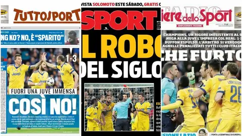 Las portadas tras el pase del Real Madrid ante la Juventus Las portadas tras el pase del Real Madrid ante la Juventus