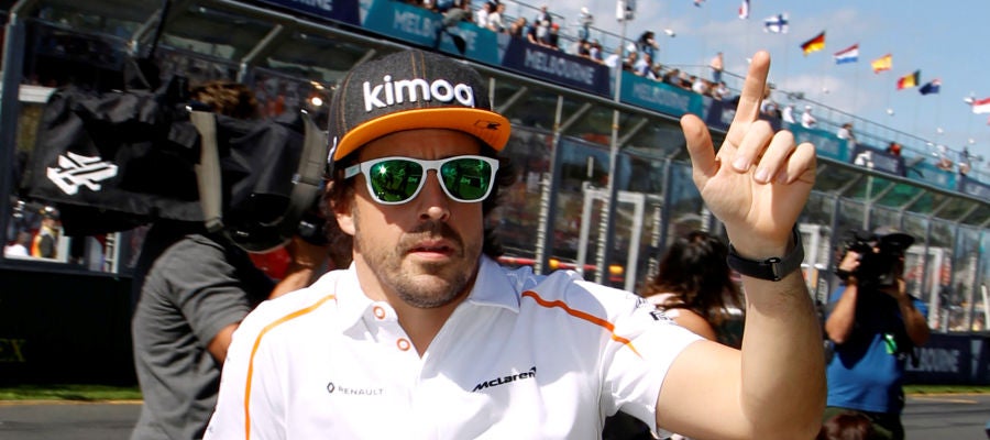 Fernando Alonso, antes del GP de Baréin Fernando Alonso, antes del GP de Baréin