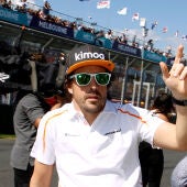 Fernando Alonso, antes del GP de Baréin