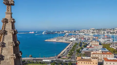 Catedral de Mallorca Palma desde las alturas