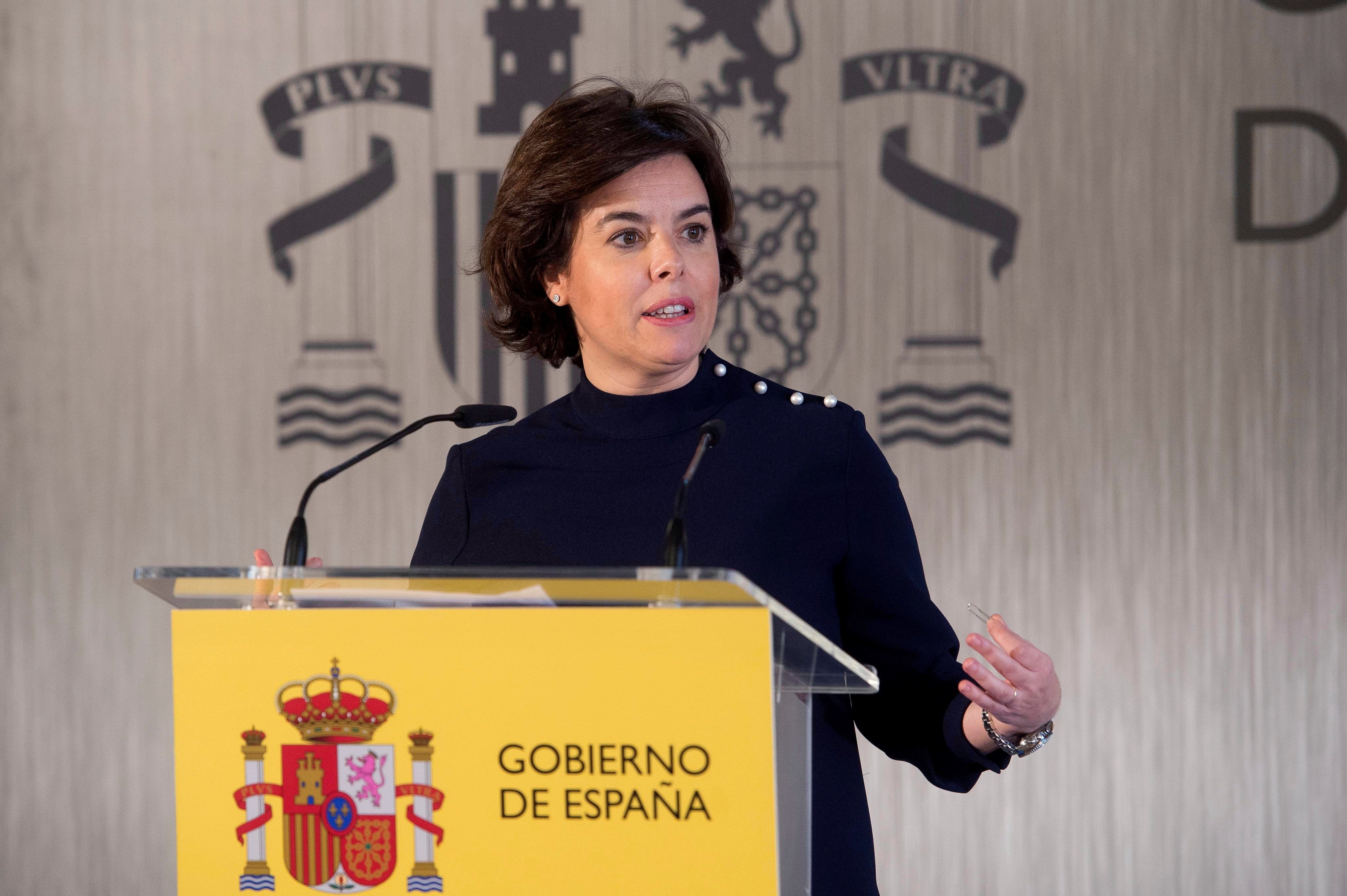 La vicepresidenta pide "lealtad" a Ciudadanos para abordar crisis catalana La vicepresidenta pide "lealtad" a Ciudadanos para abordar crisis catalana