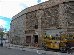 Se amplian las obras de la Plaza de Toros de Ciudad Real debido al mal estado de la fachada Se amplian las obras de la Plaza de Toros de Ciudad Real debido al mal estado de la fachada