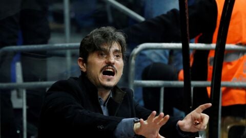 Giannakopoulos, durante un partido del Panathinaikos