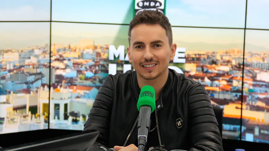 Jorge Lorenzo en los estudios de Onda Cero El piloto de Moto GP, Jorge Lorenzo, en los estudios de Onda Cero