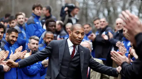 El excentrocampista del Deportivo de la Coruña, Mauro Silva. El excentrocampista del Deportivo de la Coruña, Mauro Silva.