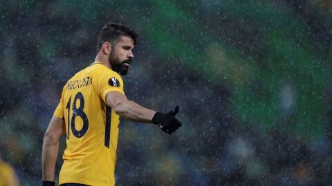 Diego Costa, en el partido ante el Sporting de Portugal