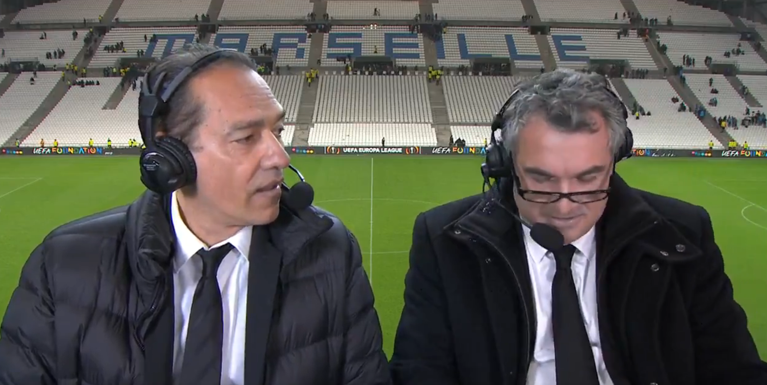 La pillada a un comentarista francés tras el Marsella - Leipzig: "Estoy contento por estos putos arrogantes" La pillada a un comentarista francés tras el Marsella - Leipzig: "Estoy contento por estos putos arrogantes"