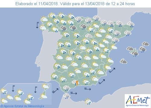 El Tiempo para las próximas horas El Tiempo para las próximas horas
