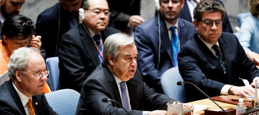 El secretario general de las Naciones Unidas, Antonio Guterres El secretario general de las Naciones Unidas, Antonio Guterres