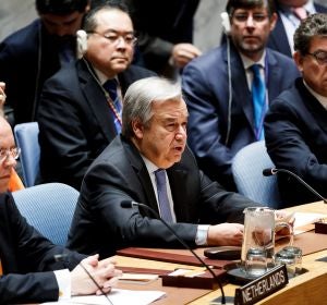 El secretario general de las Naciones Unidas, Antonio Guterres El secretario general de las Naciones Unidas, Antonio Guterres