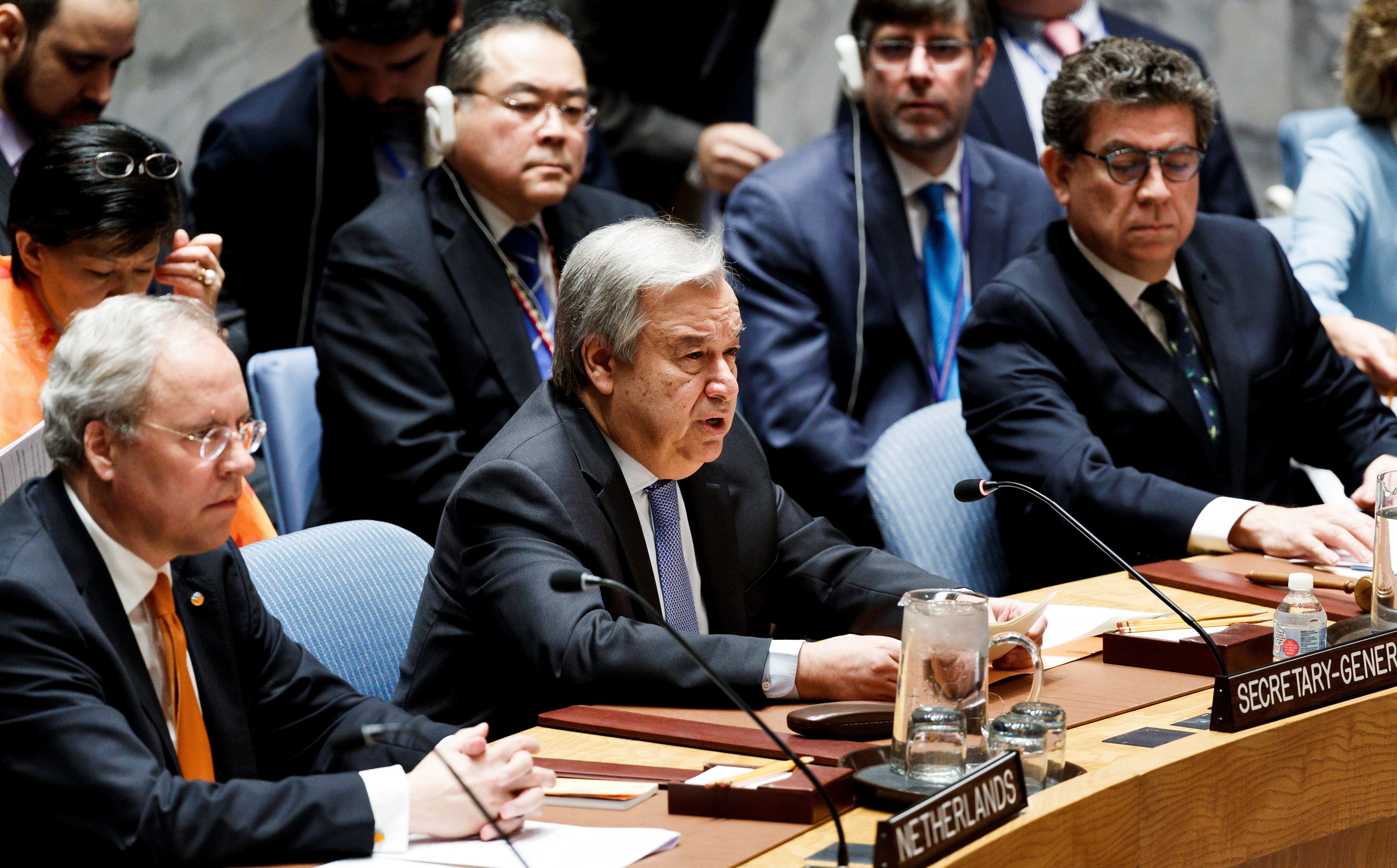 El secretario general de la ONU llama a todas las partes a respetar la Carta de Naciones Unidas El secretario general de la ONU llama a todas las partes a respetar la Carta de Naciones Unidas