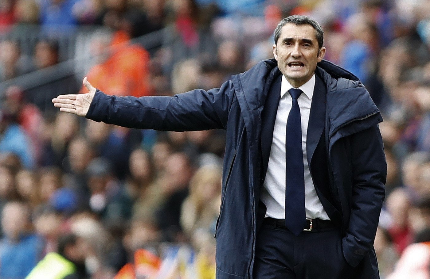Valverde: "Teníamos que dar la cara después de una derrota como la del otro día" Valverde: "Teníamos que dar la cara después de una derrota como la del otro día"