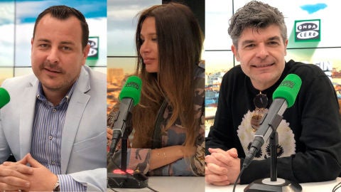 Antonio Casado, Mar&iacute;a Zabai y Nacho Guerreros