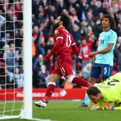 Salah anota ante el Bournemouth