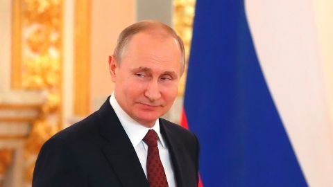 El presidente ruso, Vlad&iacute;mir Putin esta semana en el Kremlin