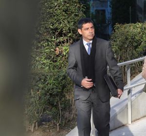 Trapero, a su llegada a la Audiencia Trapero, a su llegada a la Audiencia